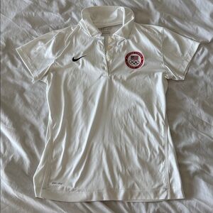 Nike Women's U.S. Olympic Team White Polo